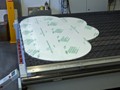 Fräsen von Kunststoff auf der CNC- Fräs- und Graviermaschine Flexicam Stealth 2030